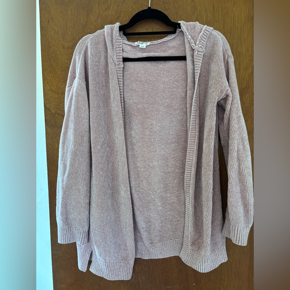 Pink Garage Cardigan with Hood Size M